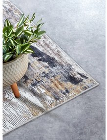 Jasnoszary dywan 120x160 cm Malard Anthracite Gold – Elle Decoration