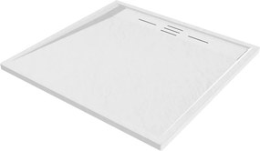 Mexen Amon brodzik kwadratowy SMC 90 x 90 cm, biały - 4F109090