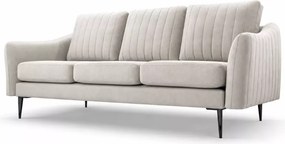 Sofa Valoris 3-osobowa welur – nowoczesna kanapa wolnostojąca do salonu