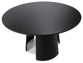 Okrągły stół z czarnym blatem ø 120 cm Zuri – MOME