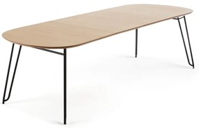 Rozkładany stół w dekorze dębu 100x170 cm Novac – Kave Home