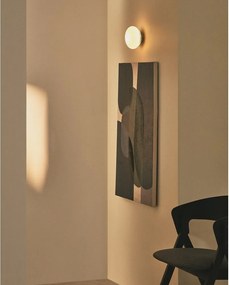 Biało-czarny kinkiet ø 15 cm Bamila – Kave Home