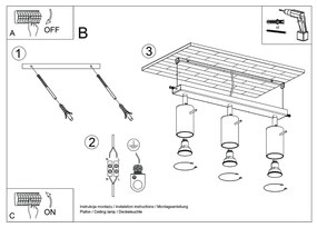 Listwa oświetleniowa RING 3L beżowy SOLLUX  LIGHTING