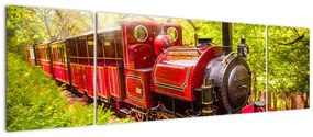 Obraz pociągu parowego (170x50 cm)