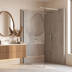 Kabina prysznicowa Walk-In Rea Flexi Transparent / Chrome 120