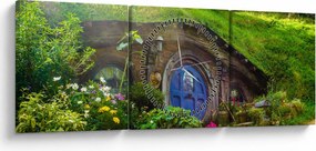 Obraz - Hobbit (z zegarem) (90x30 cm)