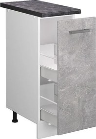 Szafka apteczna beton 30x60x81.6 r-line