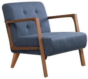 Fotel PUKI niebieski