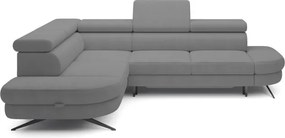 Narożnik OTIS L Lewostronny Regulowane Zagłówki wolnostojący tkanina AURORA 17 WERSAL