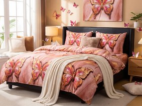 PrzytulneMieszkanie.pl PrzytulneMieszkanie.pl Pościel z mikrofibry MONARELLE różowa Rozmiar pościeli: 70 x 80 cm | 140 x 200 cm