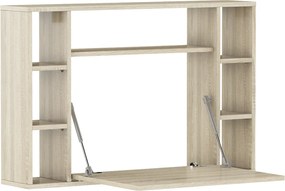 Biurko składane wiszące sonoma jasna T3-K85