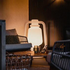 Zewnetrzna Inteligentna lampa podłogowa biała 110 cm w tym Wi-Fi G95 - Storm Extra Large Nowoczesny Oswietlenie zewnetrzne
