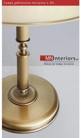 Ciemno złota elegancka lampa na komodę L-B2-L