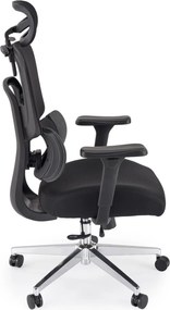 Fotel biurowy ergonomiczny Booster Halmar z regulowanym zagłówkiem