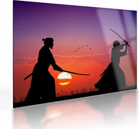 Obraz na szkle - Samuraj (70x50 cm)