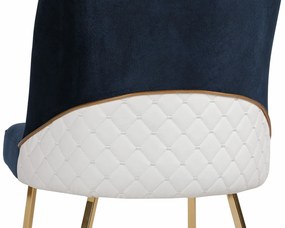 Zestaw krzeseł do jadalni Madrid Dark Blue, 2 szt., 2 szt.