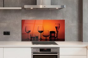 Szkło Ozdobne do Kuchni Zestaw Eleganckich Kieliszków