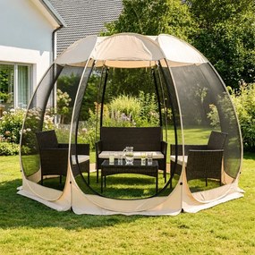 Pawilon CAMA 354 cm Altana Ogrodowa Beż/Czarny