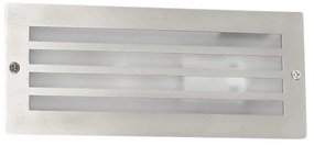 Nowoczesna lampa wnękowa stalowa IP44 - Hurricane