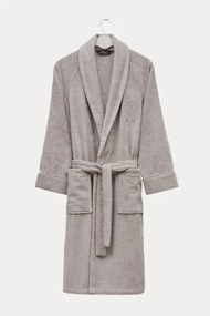 Modalowy unisex szlafrok DELUXE S Jasnoniebieski