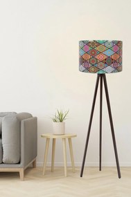 Lampa podłogowa Mandala 133, brązowy