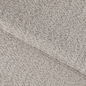 Beżowe tapicerowane łóżko dwuosobowe ze schowkiem ze stelażem 140x200 cm Dizzle – ELTAP