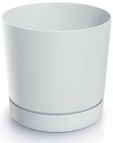 Donica ogrodowa Tubo P 23,9 cm biała PROSPERPLAST