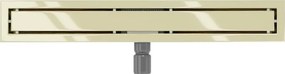 Mexen Flat M13 odpływ liniowy 2w1 60 cm, złoty - 1510060-15