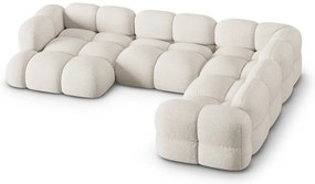 Beżowy narożnik (prawostronny/w kształcie litery U) Loretto – Cosmopolitan Design