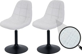 Krzesło do jadalni MCW-A60 (zestaw 2 sztuk),  kremowy