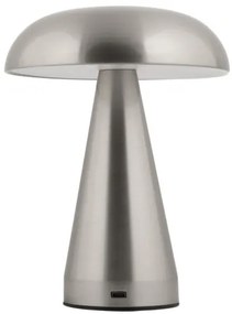 Lampa stołowa grzybek LED RACHEL, bezprzewodowa, Ø 15,5 cm