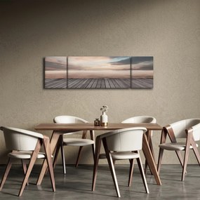 Obraz - Molo o zachodzie słońca (170x50 cm)