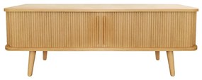 Szafka pod TV w dekorze dębu 138x50 cm Rove – Woodman