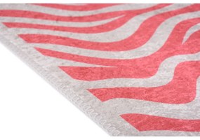 Różowy dywan odpowiedni do prania 60x100 cm Red Zebra – Vitaus