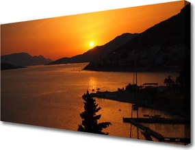 Fotoobraz na płótnie Szczyty Gór nad Zatoką