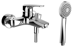 LAUFEN HF500760100600 - Zestaw wannowy LAURIN z baterią, chrom błyszczący