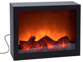 Kominek elektryczny LED, dekoracja świąteczna, 29 x 23 cm