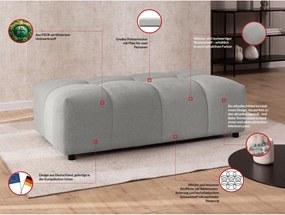 Jasnoszary podnóżek Albane – Ropez