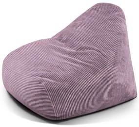 Fioletowy sztruksowy worek do siedzenia Snug 100 – SLOWDOWN