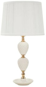 Lampa stołowa z ozdobną bazą TORRE, 57 cm