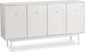 Komoda do Salonu MARLEN 155 cm Kaszmir Czterodrzwiowa Nowoczesna