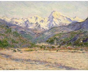 Obraz – reprodukcja 70x55 cm The Valley of the Nervia, Claude Monet – Fedkolor