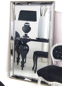 Lustro w lustrzanej ramie, szlifowane fazą, 84x144cm