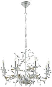 Eglo 49829 - Żyrandol na łańcuchu FLITWICK 1 8xE14/40W/230V