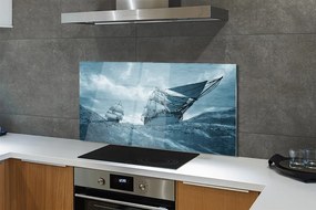 Szklany Panel Statek podczas Sztormu