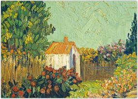 Obraz na szkle - Imitator of Vincent van Gogh, Landscape, reprodukcje (70x50 cm)