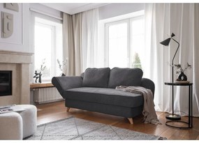 Szary sztruksowy szezlong (lewostronny) Chic Charlotte – Miuform