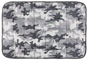 Szare legowisko dla psa Petpetite Kamuflaj, 90 x 60 cm