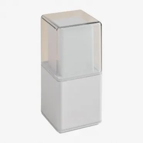 Zewnętrzna Lampa Led Torevi Z Aluminium Biała & ↑20 Cm - Sklum