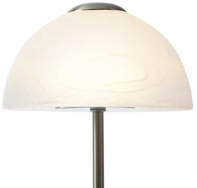 Designerska lampa stołowa stalowa ze szkłem opalowym z możliwością ściemniania LED - JoyaDesignerski Oswietlenie wewnetrzne